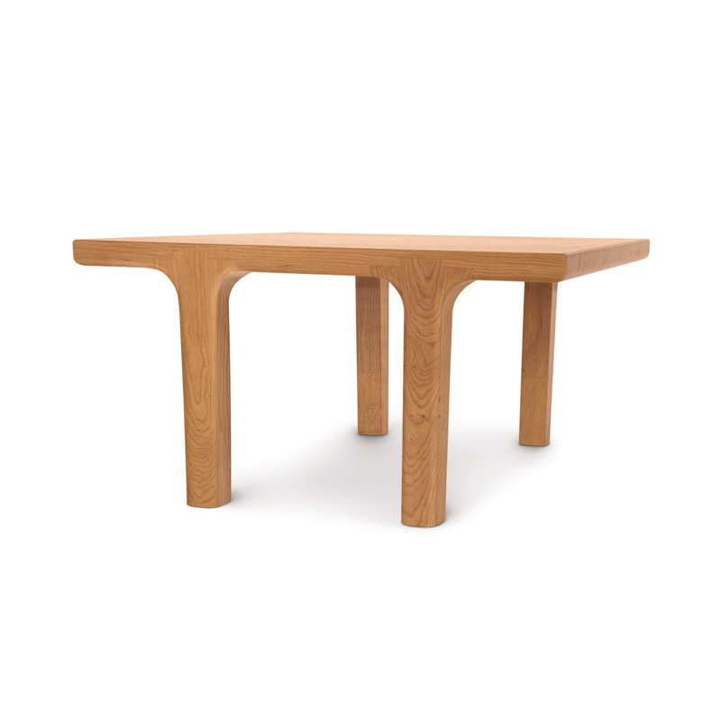 Sierra Solid Wood End Table, Natural Cherry, 24" D x 24" W x 14" H