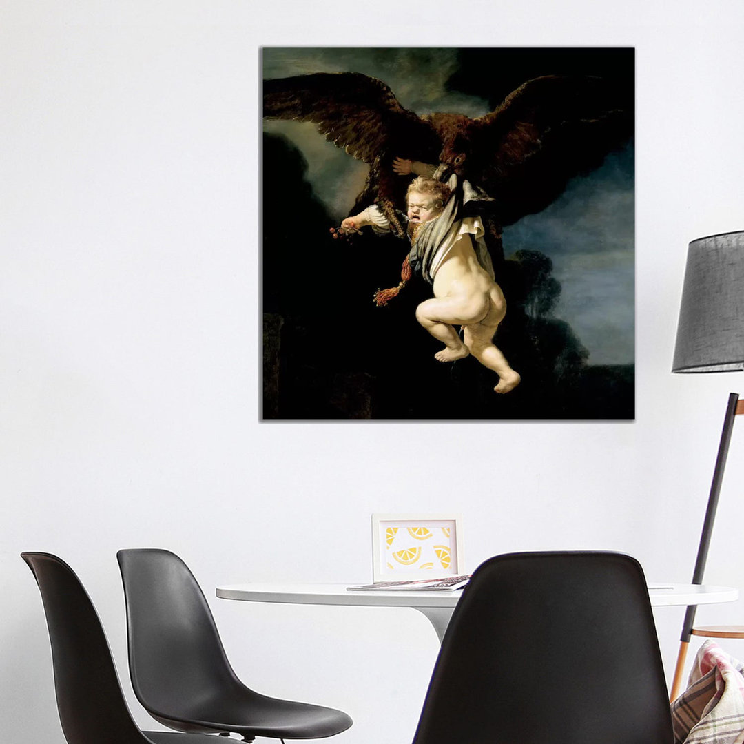 The Abduction Of Ganymede by Rembrandt Van Rijn - Wrapped Canvas Gallery-Wrapped Canvas Giclée