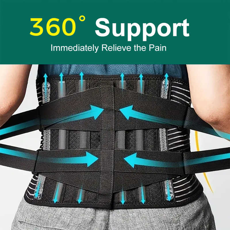 Protecteur de taille et de dos de sport taille XL en matériau élastique élevé
