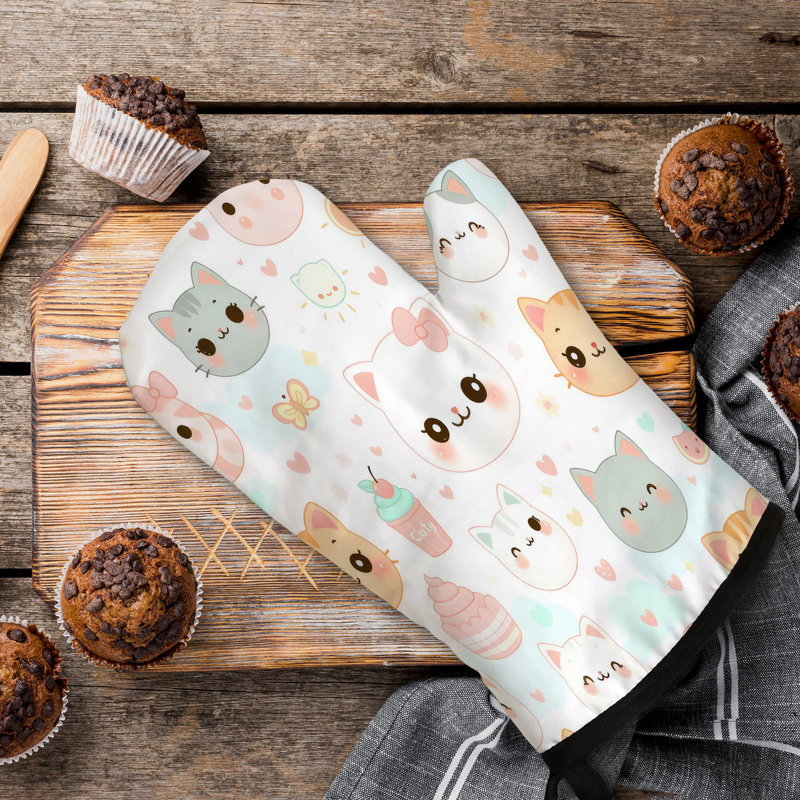 Couvre-oreiller en coton Pastel Paws