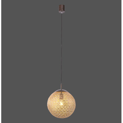 Eatonton 1 - Light Gold/Copper Sphere Pendant