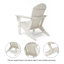 Chaise Adirondack pliante Ramonita en PEHD-1711936489