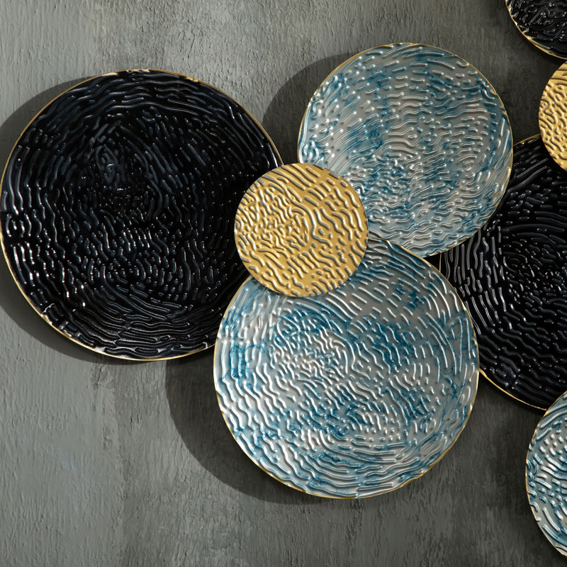 Boho Abstract Wall Decor on Metal