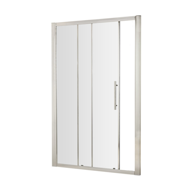 1200mm 1190mm W x 1900mm H Single Added Framed Shower Door with Clear Glass