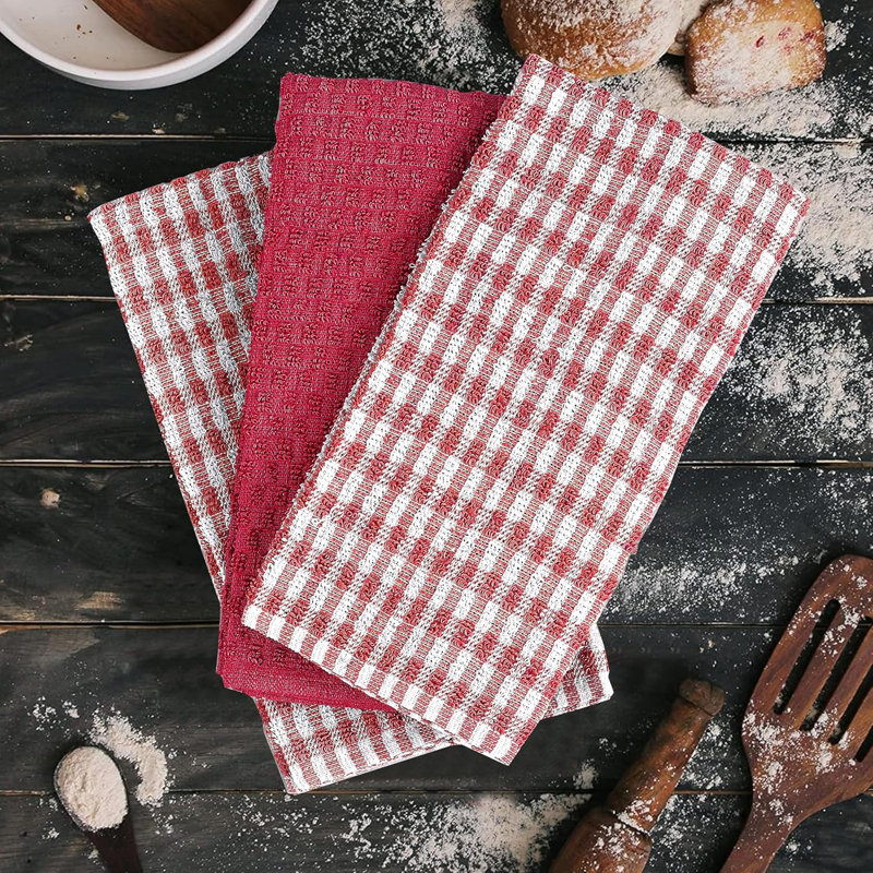 Tea Towel Kitchen Towel, Red