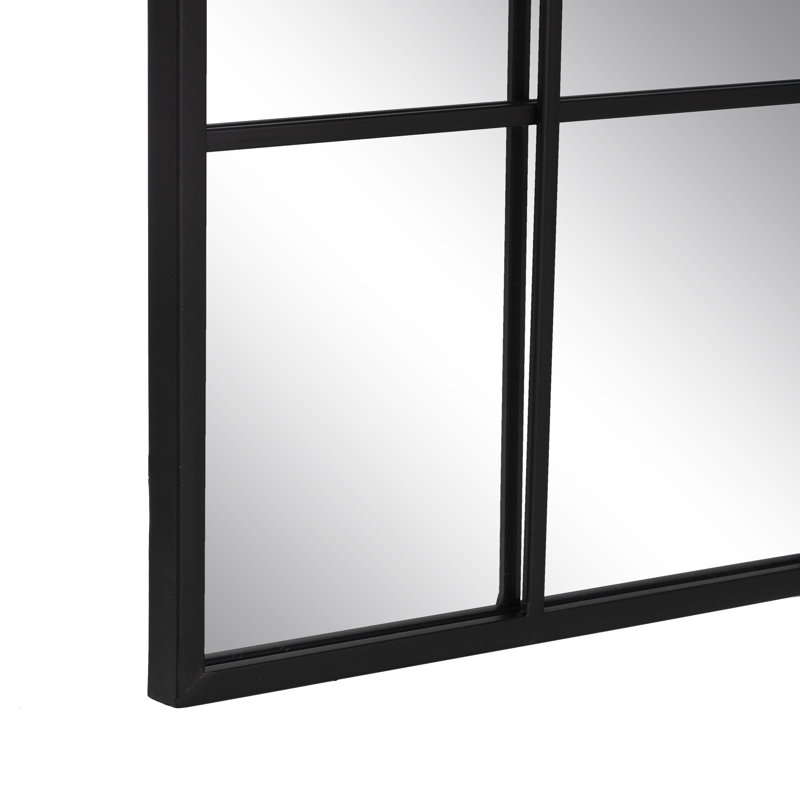 Lily-Jade Metal Flat Wall Mirror, 170cm H x 40cm W
