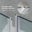 OVE Decors Pasadena 45 7/16 To 47 3/8 In. W X 72 In. H Alcove Frameless Pivot Shower Door , 2025-110692735