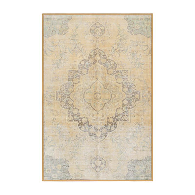 Tapis beige/noir traditionnel Gibsonia