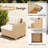 Outdoor 5-person Conversation Set With Cushions