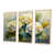 Toile naturelle avec cadre flottant