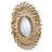 Iron Frame Vertical Round Decorative Mirror