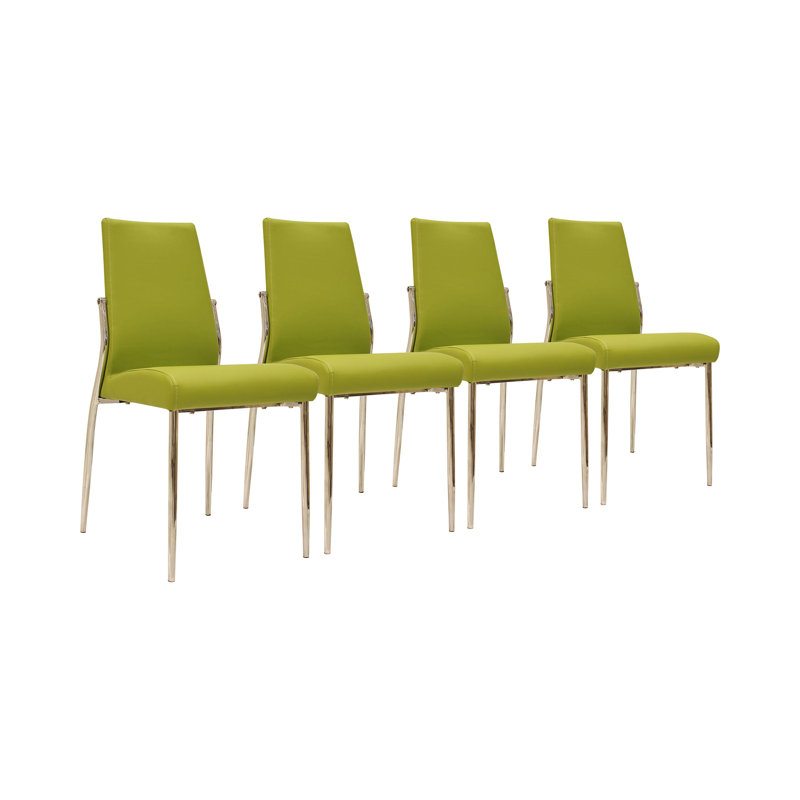 Zara Upholstered Dining Chair, Green