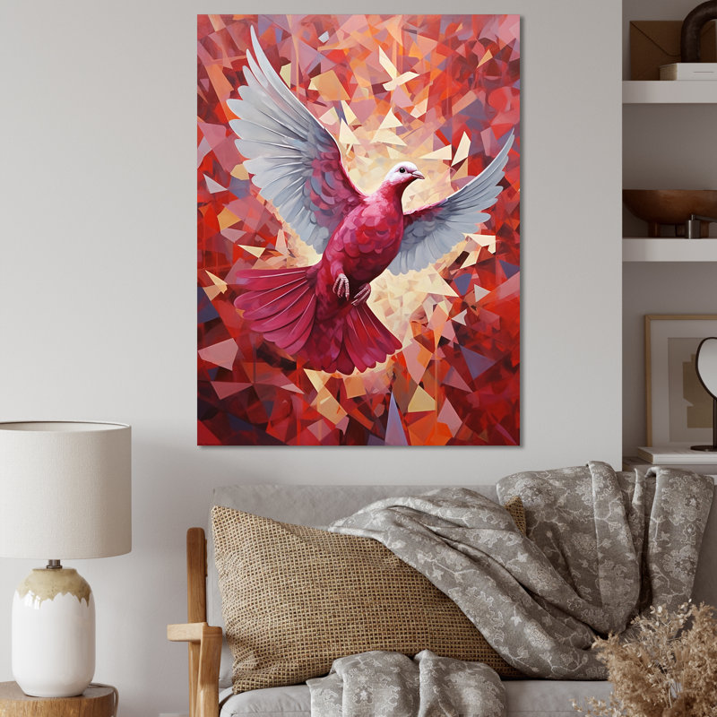 Messenger Dove I sur toile, Toile tendue, H 44 po x l 34 po x P 1,5 po
