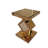 Crushed Diamond Mirrored End Table