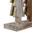15" Multi-Color Wooden Christmas Tree Tabletop Decoration