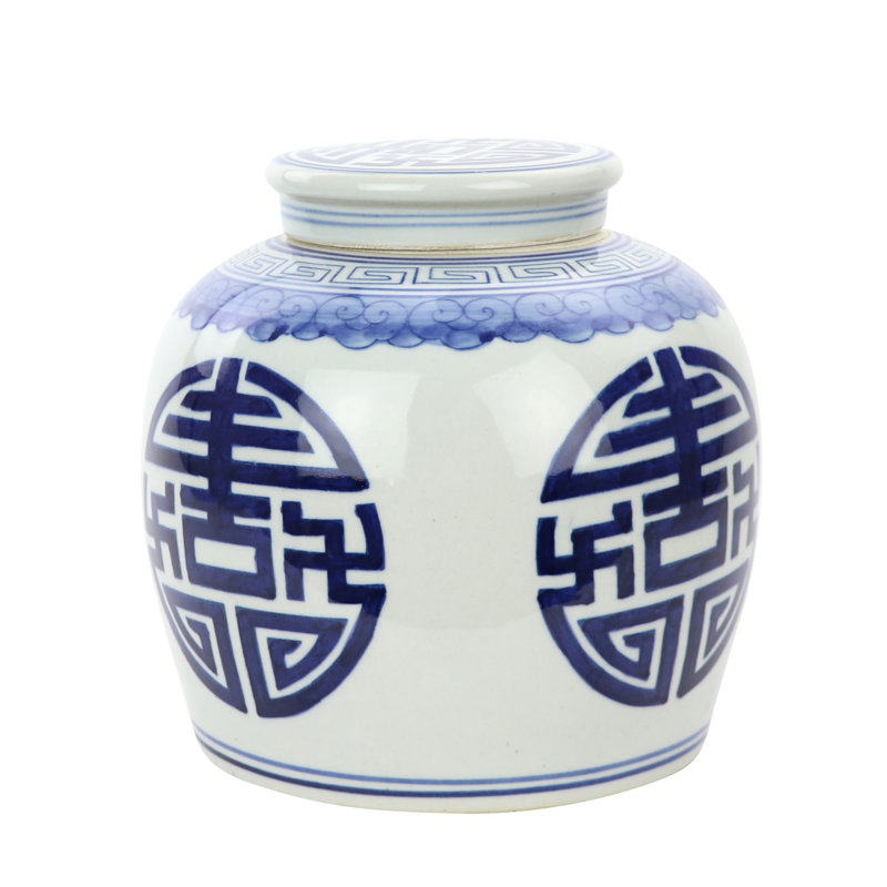 McArthur Handmade Porcelain China Ginger Jar