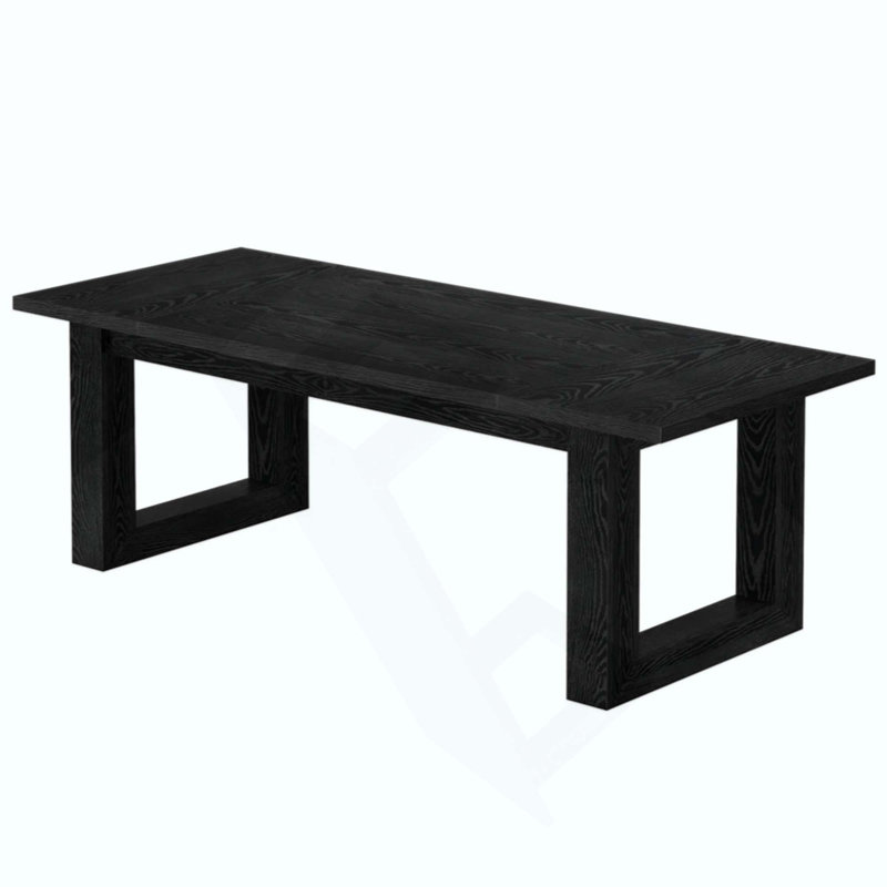 Table de travail en bois, bureau de direction, bureau d'ordinateur, bureau, Noir