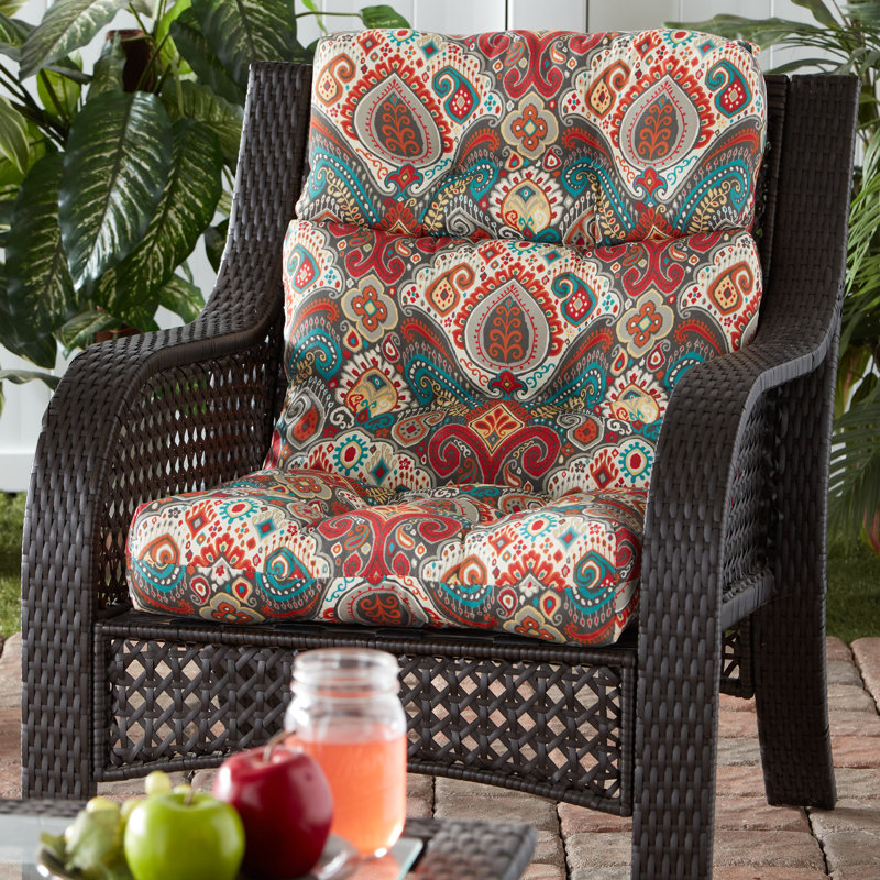Lester Outdoor High Back Chair Cushion, Asbury Park, 1