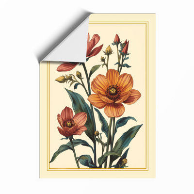 Carnation Bloom Study Botanical - Framed Print