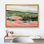 Signe, reproduction d'art sur toile encadrée, pastel multicolore, vallée de la nature, nature sauvage, illustrations, art moderne décoratif minimaliste rustique pour le salon, la chambre à coucher, le bureau