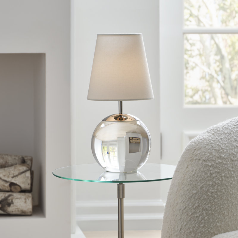Terri Cordless LED Table Lamp by Thomas O'Brien, Gold/Alabaster