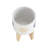 S/2 5/8" FUNKY PLANTER W/ STAND