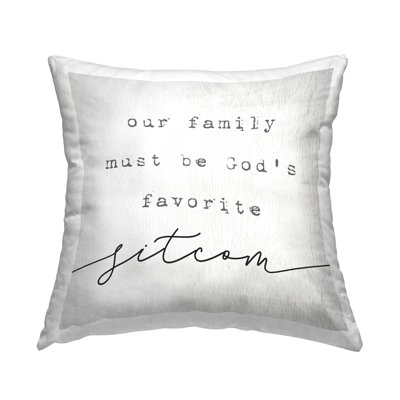 Coussin décoratif God''s Favorite Sitcom
