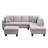 Manol 3 - Piece L- Shaped Upholstered Living Room Sectional Sofa-1234253423-1234253341