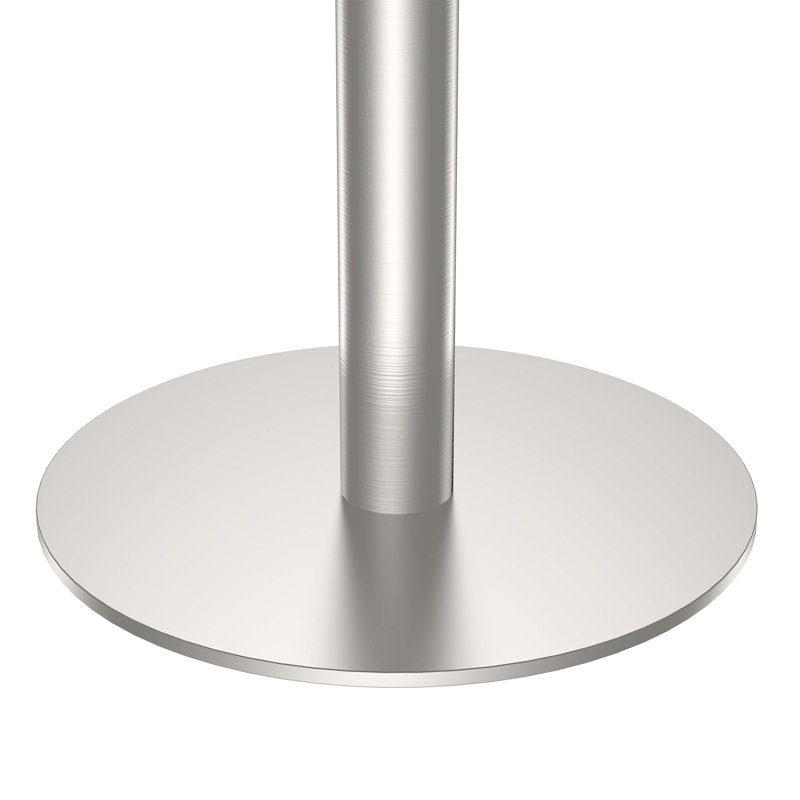 Table de salle à manger carrée moderne avec plateau en faux marbre, structure en métal robuste, assemblage facile, conception bistro compacte pour la maison ou le bureau.