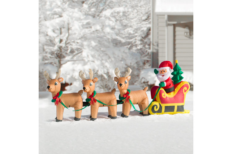 Wayfair  Christmas Inflatable Outdoor Holiday Decorations You'll Love in  2023