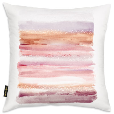 Oliver Gal Abstract Microsuede Throw Pillow