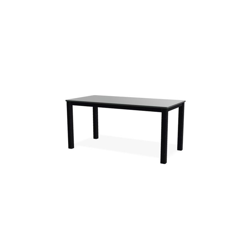 Table basse Robinett, Graphite classique P30, Noir texturé
