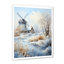 «Snowy Windmill Winter Landscape II - Windmills», art mural-1904417121-1904417127