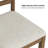 Amoz Solid Wood Cross Back Side Chair-237492419