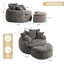 Chaise longue surdimensionnée avec repose-pieds 53,15 po-160127553