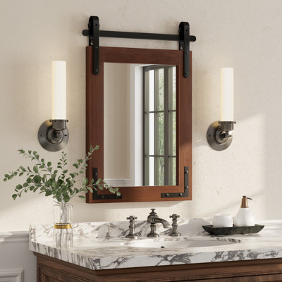 Miroir mural Amara Rustic Farmhouse