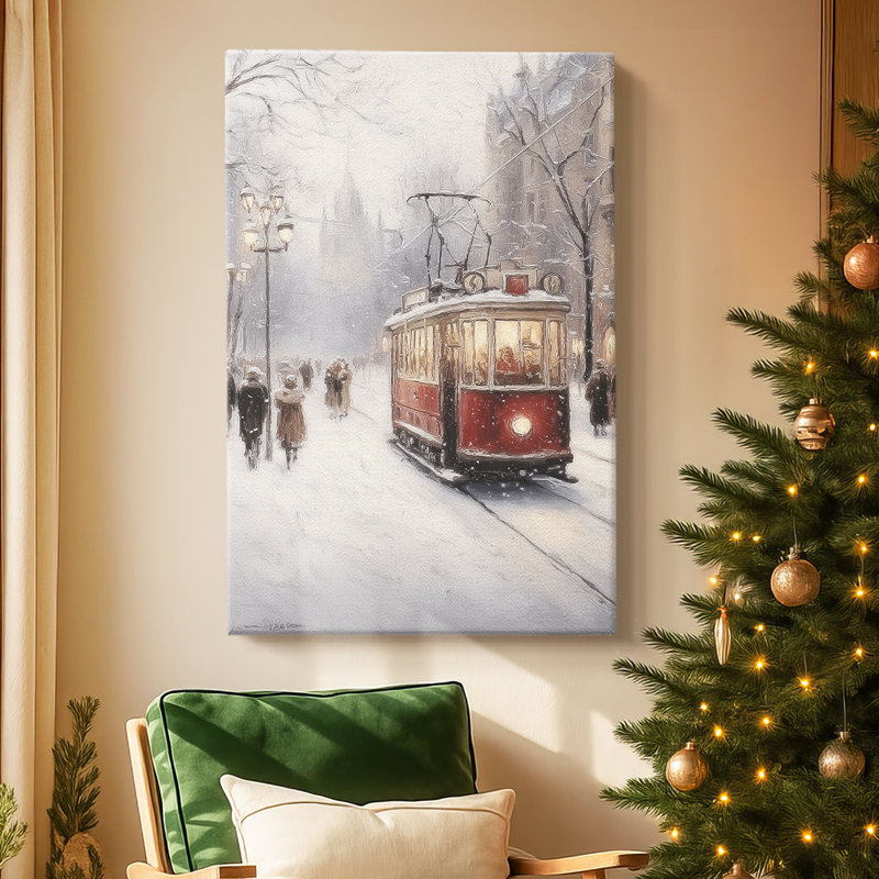 Toile tendue Frostlit Dawn, H 18 po x l 12 po