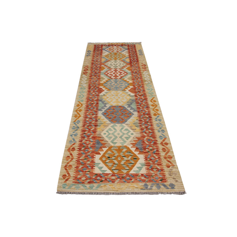 Shuler Ikat Hand Woven Area Rug, Runner 80 x 300cm