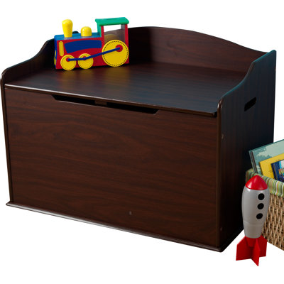 Austin Wooden Toy Box/Bench with Safety Hinged Lid