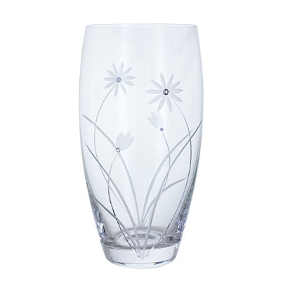 Glitz Clear 26Cm Glass Table Vase