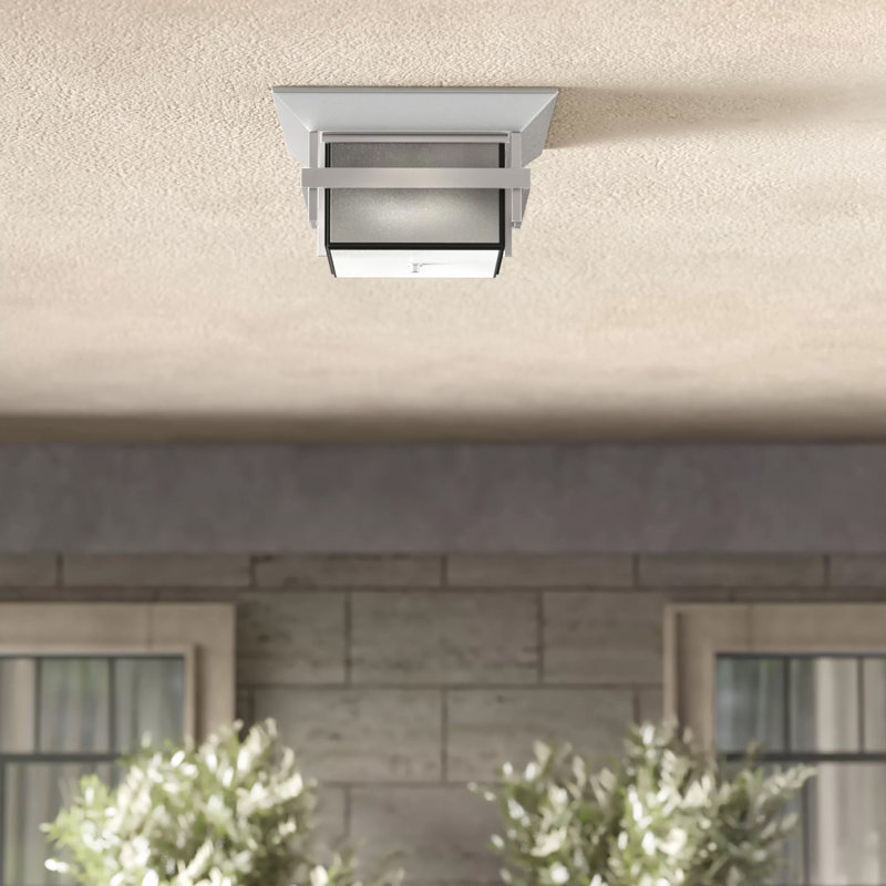Harbor 2 - Light 12.25" Unique/Statement Square Flush Mount, Anchor Bronze, Standard