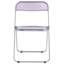 Chaise d'appoint pliante en acrylique Birgitta-931903205