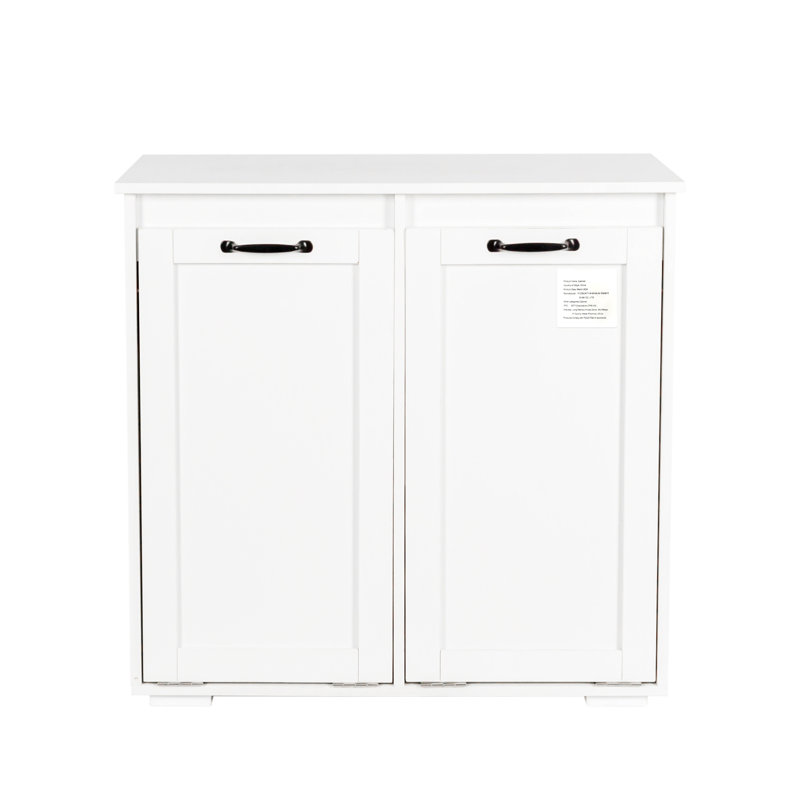 Armoire à linge blanche - Organisez votre panier efficacement spacieux avec des cloisons qui se séparent facilement
