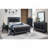 Livingston Queen Panel Bed Black