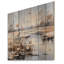 River Meadow Charm in Winter - Art mural en bois sur bois de pin naturel-1554313496