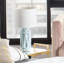 Lampe de table bleu clair 18 po Coto