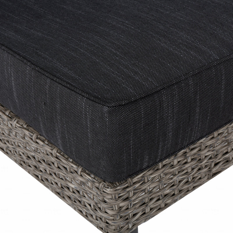 Accoudoir droit pour canapé Patio Tahiti, gris