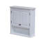Dorset 27"W x 29"H Wall Mounted Bath Storage Cabinet with Two Doors and Open Shelf