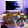 Modern 47.2/55.1 in Media Console with Outlet and RGB LED Light, TV Stand for TVs up to 65/55 inch