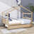 House Bed With Blackboard And Drawers, Classic Style, Creative Storage-552634206-552634207